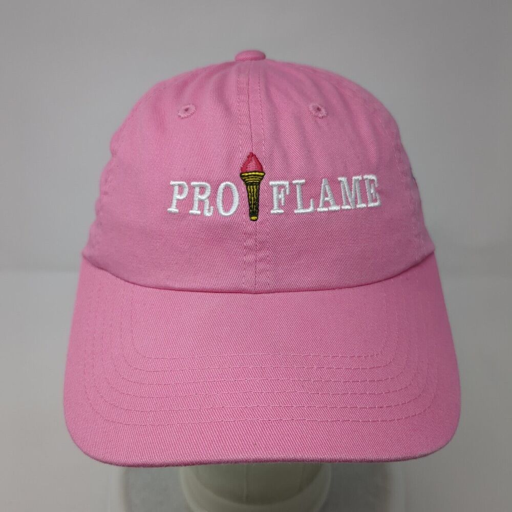 Pro Flame Slideback Hat Pink One Size Find A Cure Port Authority View 2